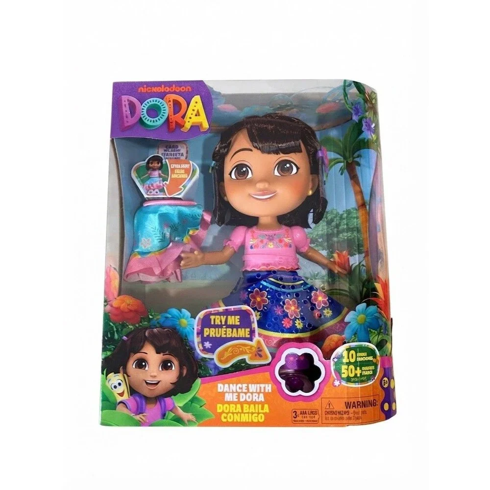 Nickelodeon Dance With Me Dora Interactive Doll Playset, 2 Skirts, 10 Songs